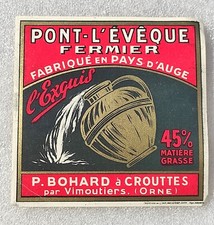 Fromage camembert etiquette d'occasion  Plombières-lès-Dijon