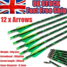 12pcs carbon archery for sale  CANNOCK