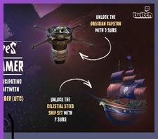 🔥Sea of Thieves 🔥Obsidian Capstan+ Pacote de Envio Pegasus/PC Digital | INSTANTÂNEO, usado comprar usado  Enviando para Brazil