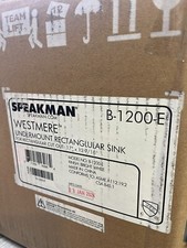 Speakman Westmere 16 pol. Pia de banheiro retangular Undermount branca B-1200-E comprar usado  Enviando para Brazil