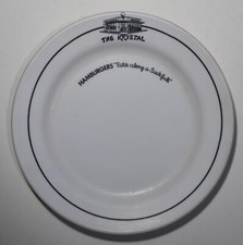 VINTAGE!! THE KRYSTAL HAMBURGERS RESTAURANT 9 pol. PRATO DE JANTAR - MELMAC, usado comprar usado  Enviando para Brazil
