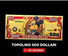 Topolino 500 dollari usato  Roma
