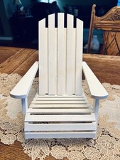 Cadeira de praia American Girl tamanho branca Adirondack madeira 8”X 9,75”x9” comprar usado  Enviando para Brazil