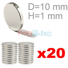 10X1 20 NEODIMIO DISCHI MAGNETI DISCHETTI SUPER POTENTI BIGIOTTERIA MINUTERIA dn comprar usado  Enviando para Brazil