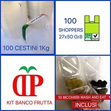 100 cestini plastica usato  Spilamberto