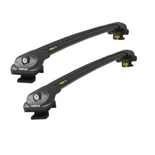 Usado, Suzuki XL-7 1999-2006 Rack de Teto Barras Transversais Preto Trilhos Elevados Par Transportador Superior comprar usado  Enviando para Brazil