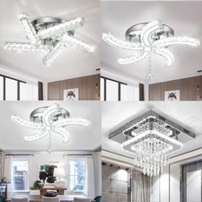Kristall deckenlampe led gebraucht kaufen  Ginsheim-Gustavsburg