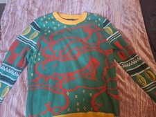 super mario christmas jumper for sale  NORTHAMPTON