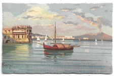 Cartolina napoli artistica usato  Trieste