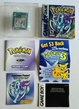 Pokemon Crystal Nintendo NTSC EUA Completo CIB Game Boy Color Nova Bateria comprar usado  Enviando para Brazil