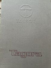 Talbot tagora car for sale  KENDAL