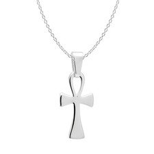 Silver ankh cross for sale  MANCHESTER