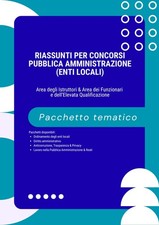 Pacchetto tematico riassunto usato Pacchetto tematico riassunto usato  Vico del Gargano