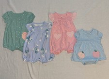 Usado, Lote de roupas para recém-nascidos Carters tamanho macacão recém-nascido roupas verão primavera comprar usado  Enviando para Brazil