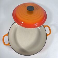 Creuset orange enameled for sale  Grosse Pointe