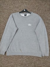 Grey stussy jumper for sale  SWINDON