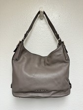 Bolsa de ombro Michael Kors Bedford de couro média com cinto cinza, usado comprar usado  Enviando para Brazil