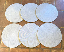 Round woven placemats for sale  NORWICH