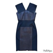 Usado, Vestido painel acolchoado preto ROLAND MOURET tamanho 10 comprar usado  Enviando para Brazil