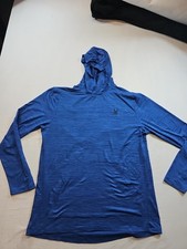Pulôver Spyder Active "Pro W=B" Masculino XXL Azul Grande Bolso Secagem Rápida Absorção, usado comprar usado  Enviando para Brazil