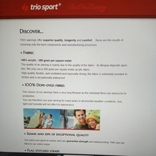 Trio sport caravan for sale  ST. AUSTELL