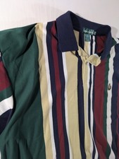 Camisa polo listrada vintage anos 90 Chaps Ralph Lauren - Masculina 3XL alta Preppy comprar usado  Enviando para Brazil