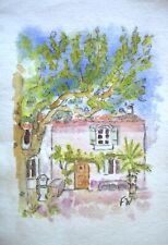 Aquarelle originale. alpilles. d'occasion  Moulins-la-Marche