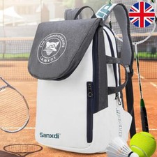 Bolsa Raquete Bolsa de Tênis Impermeável Mochila de Tênis Grande Capacidade Suporta 3 Raquetes comprar usado  Enviando para Brazil