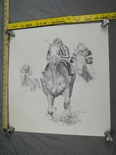 Steve Harris Corrida de Cavalos Derby Arte Original Assinado Esboço Equestre Realismo comprar usado Steve Harris Corrida de Cavalos Derby Arte Original Assinado Esboço Equestre Realismo comprar usado  Enviando para Brazil