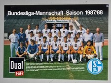 Mannschaftskarte schalke 1987 gebraucht kaufen  Bottrop