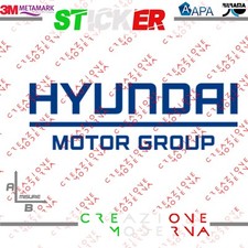 Adesivo sticker hyundai usato  Bari