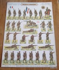 Planche soldats decouper d'occasion  Dornecy