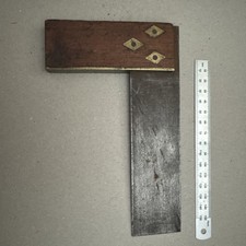 Vintage wooden brass for sale  SOUTHAMPTON
