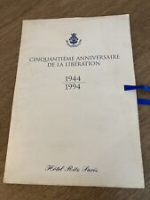 Hotel ritz commemoration d'occasion  Paris V