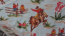 Vintage cotton barkcloth for sale  Oakdale