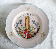 Assiette longwy armoiries d'occasion  Guénange