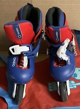 Patins em linha Oxelo Roller Blades infantis tamanho 28-30 com bolsa de transporte., usado comprar usado  Enviando para Brazil