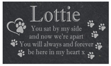 Personalised slate pet for sale  UK