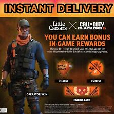 CALL OF DUTY BLACK OPS 6 BO6 LITTLE CAESARS PROMO - READ DESCRIPTION!! comprar usado  Enviando para Brazil