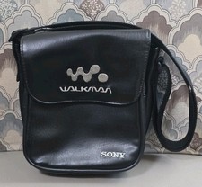 Vintage Sony Discman Walkman CD Bolsa de Ombro Estojo de Transporte Preto comprar usado  Enviando para Brazil