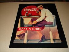 Coca cola metal for sale  Leonard