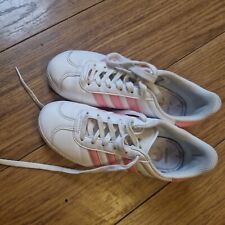 Girls white adidas for sale  CHEADLE