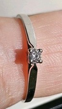 Damenring 585er weißgold gebraucht kaufen  Tangermünde