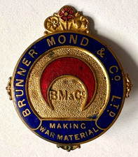 Medalha/emblema 1WW fazendo distintivo de material de guerra Brunnner Mond Ltd indústria química comprar usado Medalha/emblema 1WW fazendo distintivo de material de guerra Brunnner Mond Ltd indústria química comprar usado  Enviando para Brazil