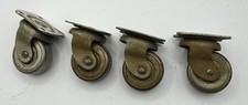 Vintage metal castors for sale  LONDON