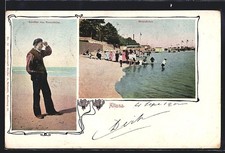 Hamburg-Altona, Strandleben, Schiffer von Neumühlen, Ansichtskarte 1902  comprar usado  Enviando para Brazil