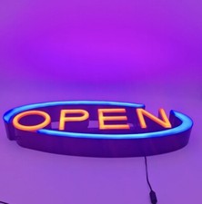 Led neon open for sale  Jacksonville