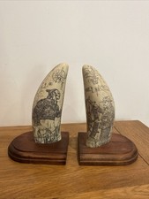 Scrimshaw resin replica for sale Scrimshaw resin replica for sale  LEICESTER