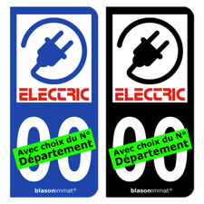 Autocollant plaque immatricula d'occasion  Sète
