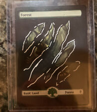 Arte completa Worldwake marcas de garra florestal MTG pintada à mão arte alterada, usado comprar usado  Enviando para Brazil